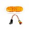 Truck-Lite 60 Series, Led, Yellow Oval, 26 Diode, Auxiliary Turn Signal, Gray Flange Mount, Fit 'N Forget 60072Y - alternate 3
